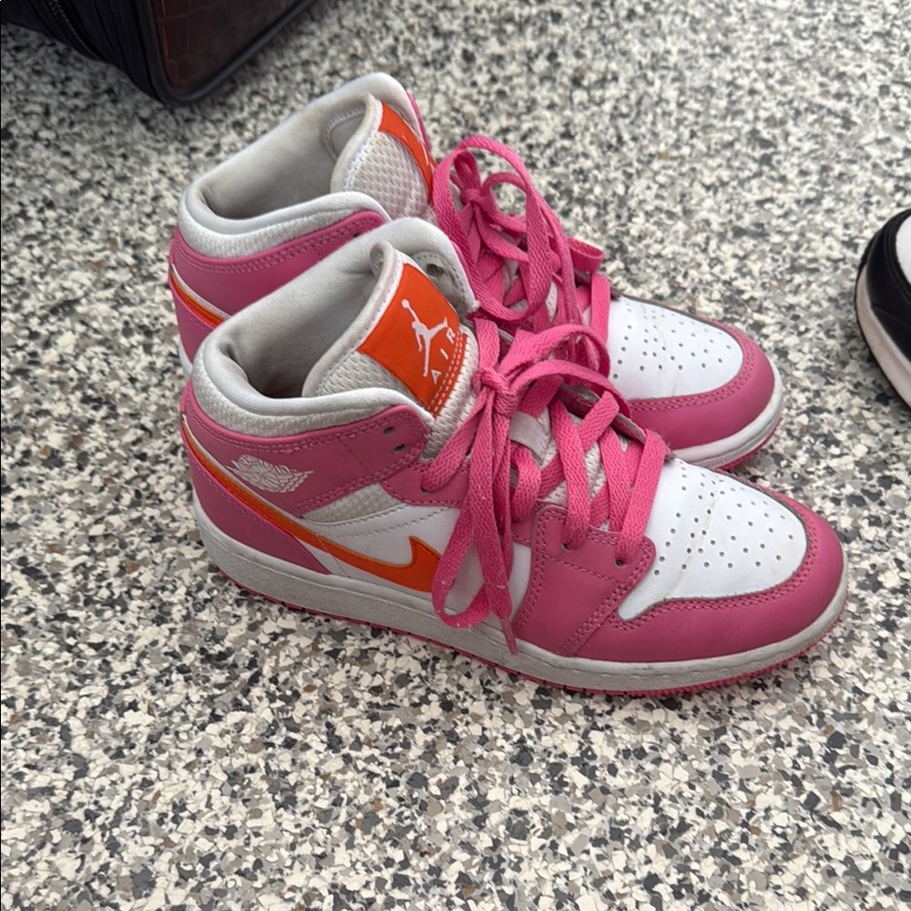 Nike Air Jordan-Pink and Orange